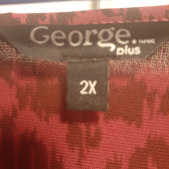 Dark Fuchsia & Black Ruffled Top - Picture 3 of 4